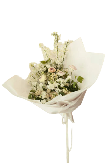 White Hand-Tied Bouquets